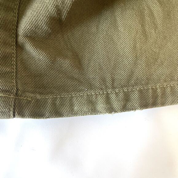 NILI LOTAN Mitchell High Rise Straight Leg Jeans in Army Green Size 10 - Picture 10 of 13